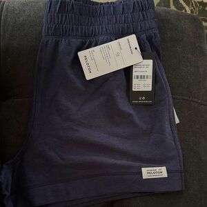 Peloton Navy Athletic Shorts